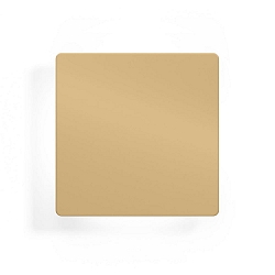 V�glampe MILES WALL SURF 2.0 CARR� IP20, champagne d�mpbar