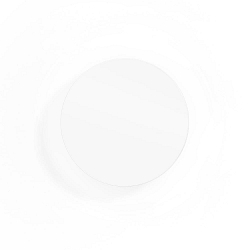 LED Wall luminaire MILES 2.0 ROUND, indirect, � 19cm, 8W 3000K, CRi >90, dimmable, white