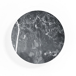 LED Wall luminaire MILES 3.0 ROUND, indirect, � 26cm, 8W 2700K, CRi >90, dimmable, marble black