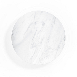 LED Wall luminaire MILES 3.0 ROUND, indirect, � 26cm, 8W 3000K, CRi >90, dimmable, marble white