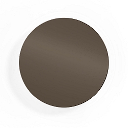 LED Wall luminaire MILES 3.0 ROUND, indirect, � 26cm, 8W 2700K, CRi >90, dimmable, bronze