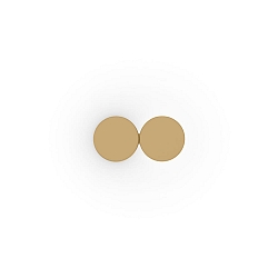 V�glampe DOT WALL SURF 2.0 IP20, champagne d�mpbar