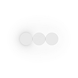 V�glampe DOT WALL SURF 3.0 IP20, hvid mat d�mpbar