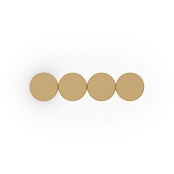 V�glampe DOT WALL SURF 4.0 IP20, champagne d�mpbar