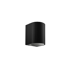 V�glampe TRACE WALL SURF 1.0 IP20, sort mat d�mpbar