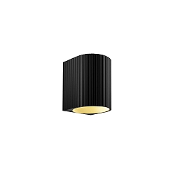 V�glampe TRACE WALL SURF 1.0 IP20, champagne, sort mat d�mpbar