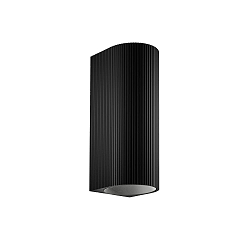V�glampe TRACE WALL SURF 2.0 IP20, sort mat d�mpbar