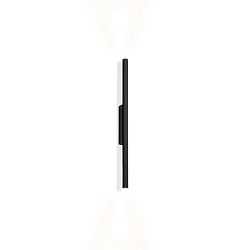 V�glampe TRACE SLIM WALL SURF 1.0 IP20, sort mat d�mpbar