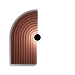 wall luminaire TAPIS SOFT WALL SURF 4.0 IP20, red dimmable