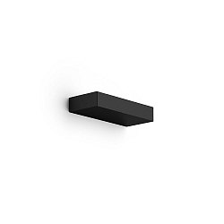 V�glampe DOMINO WALL SURF 1.0 IP20, sort mat d�mpbar