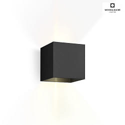LED Wall luminaire BOX 2.0, Up&Down, 6W 1800-2850K 2x200lm, dimmable, black