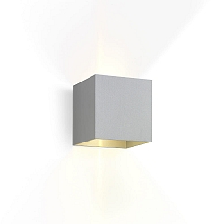 V�glampe BOX WALL SURF 2.0 IP20, aluminium b�rstet d�mpbar