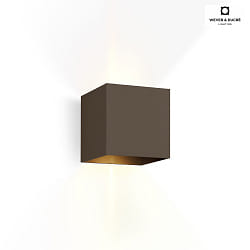 LED Wall luminaire BOX 3.0, Up&Down, 6W 1800-2850K 2x200lm, dimmable, bronze