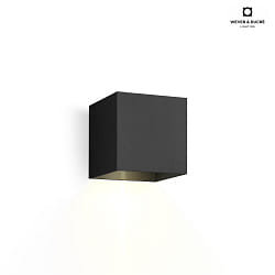 LED Wall luminaire BOX 1.0, up or down, 6W 1800-2850K 400lm, dimmable, black