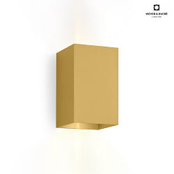 LED Wall luminaire BOX 3.0, Up&Down, 6W 1800-2850K 2x200lm, dimmable, gold