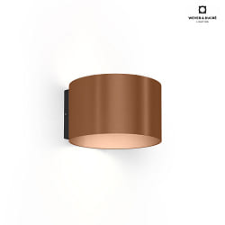 LED Wall luminaire RAY 2.0, Up&Down, 2x 3W 1800-2850K, dimmable, angle adjustable, copper