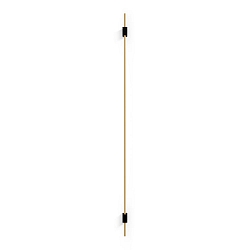 V�glampe FINLIN WALL SURF 3.0 IP20, champagne, sort mat d�mpbar