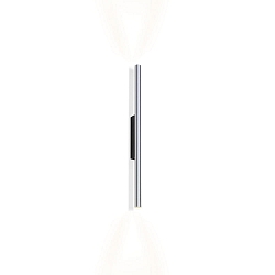 V�glampe MATCH WALL SURF 2.0 IP20, aluminium, sort mat d�mpbar