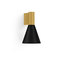 Væglampe ODREY WALL SURF 1.4 PAR16 GU10 IP20, guld, sort mat 
