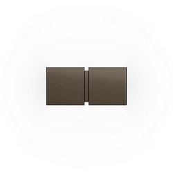 Væglampe CG SQUARE 2P SMALL G9 IP20, bronze