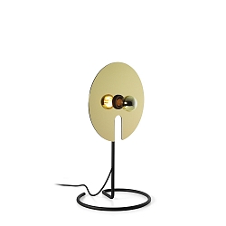 Bordlampe MIRRO TABLE 1.0 lille, med ledningsd�mper E27 IP20, guld d�mpbar