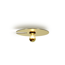 V�glampe MIRRO WALL 1.0 E27 IP20, guld d�mpbar