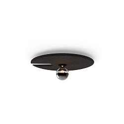 V�g- og Loftlampe MIRRO SOFT CEILING / WALL SURF 2.0 E27 IP20, antracit 