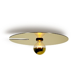 V�glampe MIRRO WALL 2.0 E27 IP20, guld d�mpbar
