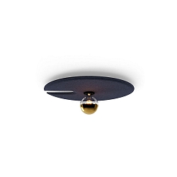 V�g- og Loftlampe MIRRO SOFT CEILING / WALL SURF 2.0 E27 IP20, bl� 