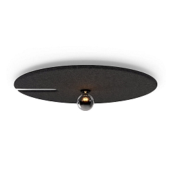 V�g- og Loftlampe MIRRO SOFT CEILING / WALL SURF 3.0 E27 IP20, antracit 