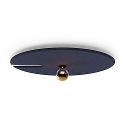 V�g- og Loftlampe MIRRO SOFT CEILING / WALL SURF 3.0 E27 IP20, bl� 