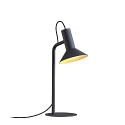 Bordlampe ROOMOR TABLE 1.1 - PAR16 / SHADE 1.0 med afbryder, med stik, justerbar GU10 IP20, guld, kulsort 