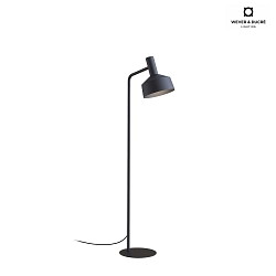 Floor lamp ROOMOR 1.0 PAR16, GU10, deep black, with cord switch, with shade 2.0