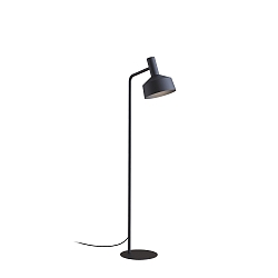 Standerlampe ROOMOR FLOOR 1.2 - PAR16 / SHADE 2.0 med afbryder, med stik, justerbar GU10 IP20, mat, kulsort 