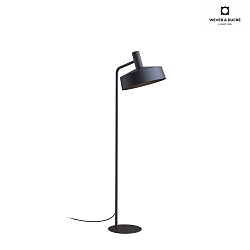 Floor lamp ROOMOR 1.0 PAR16, GU10, deep black, with cord switch, with shade 3.0