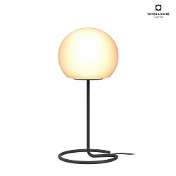 Table lamp DRO TABLE HIGH 3.0, 62.5cm /  30cm, E27, A60 4-12W, aluminum steel / textile cable / glass, brown