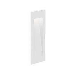 V�gindbygningslampe ORIS OUTDOOR WALL REC 0.7 / 350/500/700MA down, konstant str�m, indirekte IP65, hvid mat 
