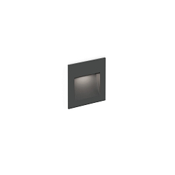 V�gindbygningslampe ORIS OUTDOOR WALL REC 0.8 down, konstant str�m, indirekte IP65, antracit 