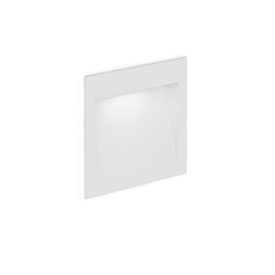 Udend�rs indbygningslampe ORIS OUTDOOR WALL REC 1.3 down, konstant str�m, indirekte IP65, hvid mat 