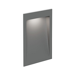 Udend�rs indbygningslampe ORIS OUTDOOR WALL REC 2.0 down, konstant str�m, indirekte IP65, gr� 