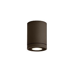 outdoor wall luminaire TUBE OUTDOOR WALL SURF 1.0 PAR16 GU10 IP65, bronze 