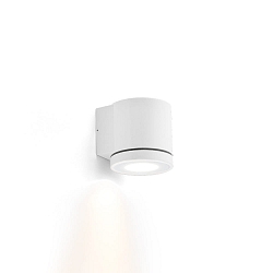 LED Outdoor Wall luminaire TUBE 1.0, IP65, 1-sided, 8W 3000K 38�, CRi >90, dimmable, white