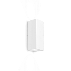 LED Outdoor Wall luminaire TRAIN 2.0, IP65, 2-sided, 8W 3000K 38�, CRi >90, dimmable, white