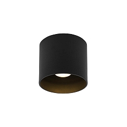 Udend�rs loftlampe BOX OUTDOOR CEILING SURF 1.0 IP65, sort mat d�mpbar