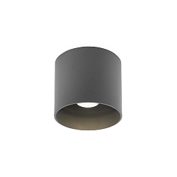 Udend�rs loftlampe BOX OUTDOOR CEILING SURF 1.0 IP65, gr� d�mpbar