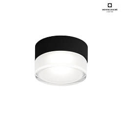 Outdoor LED Wall /Ceiling luminaire BLAS 1.0, IP65, round, dimmable, black