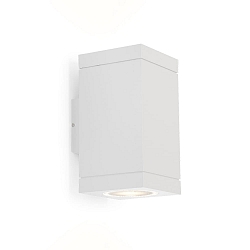 LED Outdoor Wall luminaire TUBE CARR� 2.0, IP65, 2-sided, 2x 8W 3000K 34�, CRi >90, dimmable, white