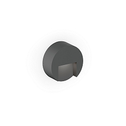 Udendørs wall luminaire RETO ROUND WALL SURFACE OUTDOOR 0.8 rund IP65, antracit dæmpbar