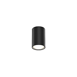 Udend�rs loftlampe TRAM 1.0 down, cylindrisk, d�mpbar IP65, sort mat d�mpbar