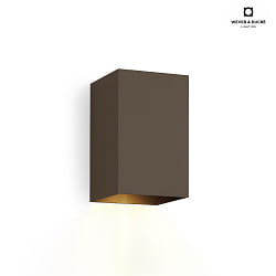 LED Outdoor Wall luminaire BOX 3.0, IP65, up or down, 6W 2700K 2x200lm, dimmable, bronze